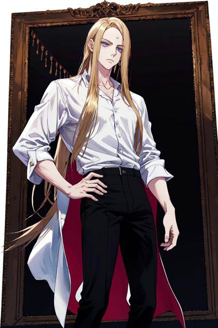 15509-1202769453-masterpiece, best quality, highres, 1boy zenos, white shirt, black pants  standing, hand on hip, expressionless.png